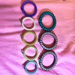 3/$25 new 8 piece multicolored teleties